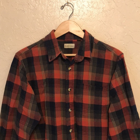Hobbs Creek Mens Long Sleeve Flannel Shirt Size Large - Picture 3 of 16